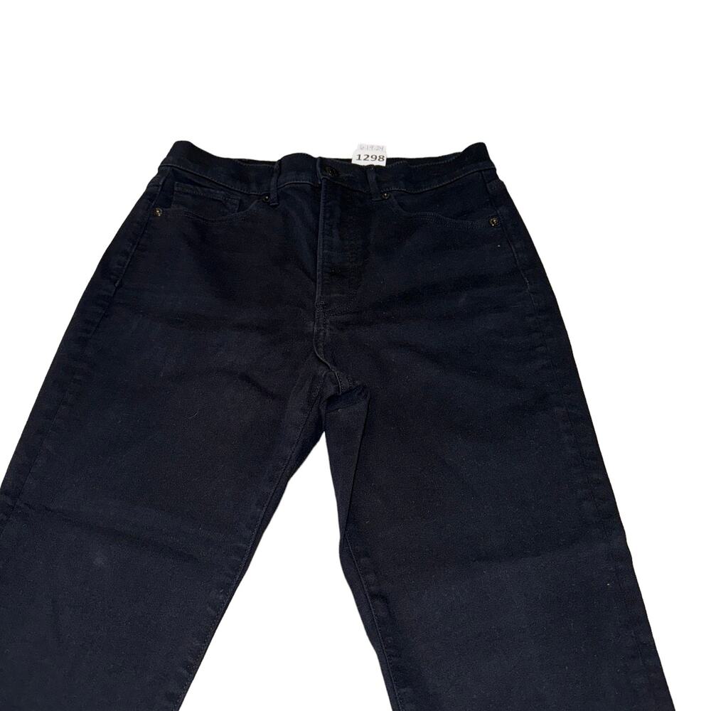 Express, Women's Jeans, Skinny High Rise, Straight leg Pants, Size 8, Black